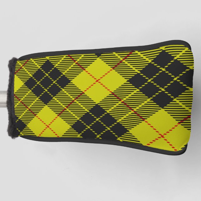 MacLeod tartan pattern Golf Head Cover (Front)