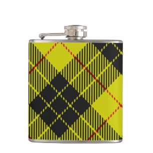 MacLeod tartan pattern Hip Flask