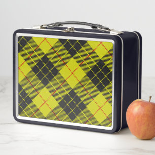 MacLeod tartan pattern Metal Lunch Box