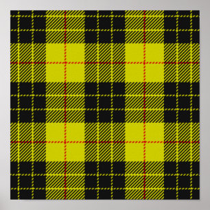 MacLeod tartan pattern Poster