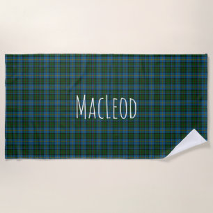 MacLeod Tartan Plaid Beach Towel
