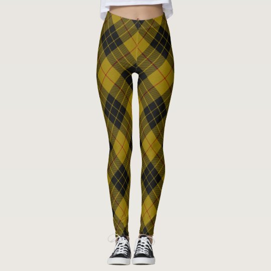 MacLeod tartan plaid Leggings