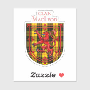 MacLeod Tartan Scottish Plaid Lion Rampant