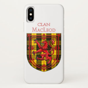 MacLeod Tartan Scottish Plaid Lion Rampant Case-Mate iPhone Case