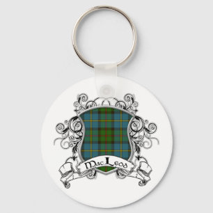 MacLeod Tartan Shield Keychain