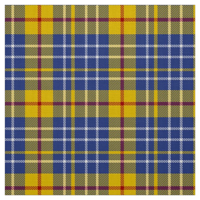 MacLeod Tartan Tissu bleu vert et noir (Échantillon)