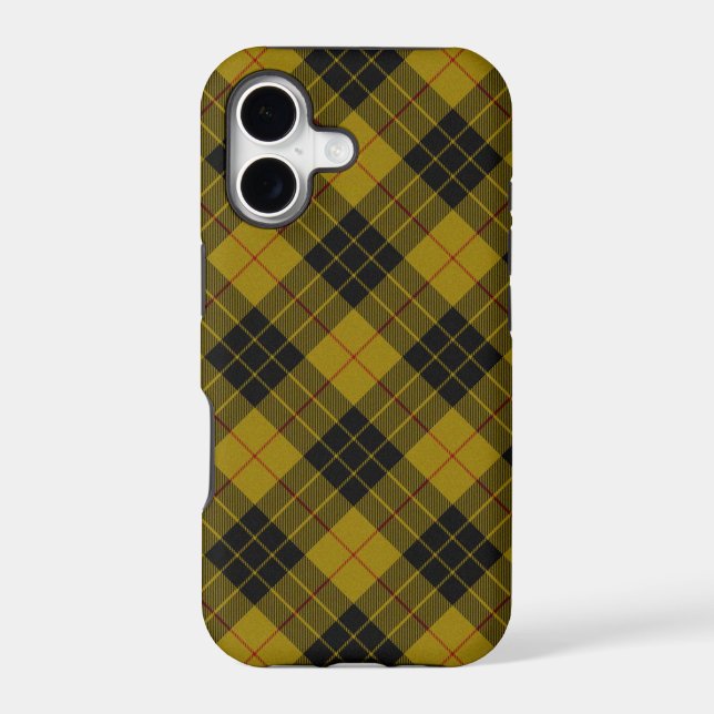 MacLeod tartan yellow black plaid (Verso)