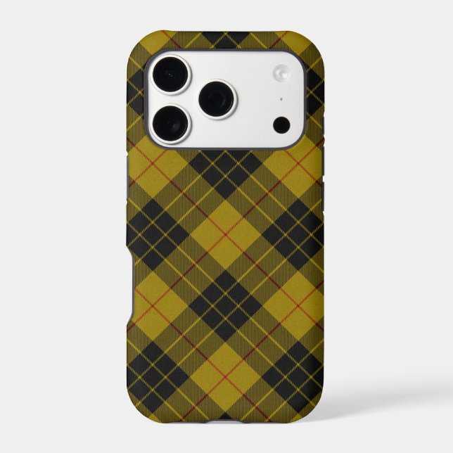 MacLeod tartan yellow black plaid (Back)
