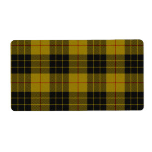 MacLeod tartan yellow black plaid