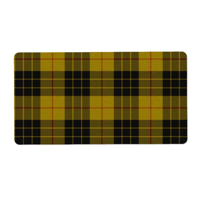 MacLeod tartan yellow black plaid (Front)