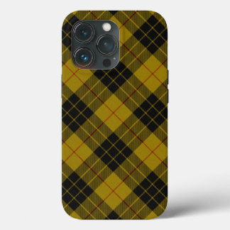 MacLeod tartan yellow black plaid iPhone 13 Pro Case