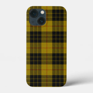 MacLeod tartan yellow black plaid iPhone 13 Mini Case