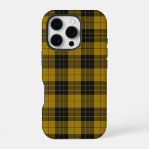 MacLeod tartan yellow black plaid iPhone 16 Pro Case