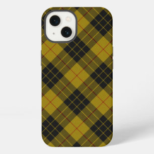 MacLeod tartan yellow black plaid iPhone 13 Case