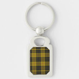 MacLeod tartan yellow black plaid Keychain