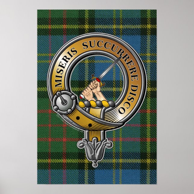 MacMillan Tartan & Badge Poster (Front)