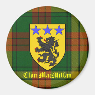 MacMillan Tartan Coat of Arms Magnet