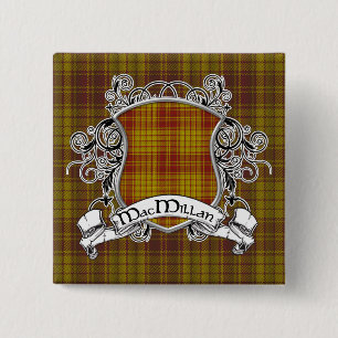 MacMillan Tartan Shield 2 Inch Square Button