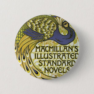 MacMillan's Peacock Edition 2 Inch Round Button