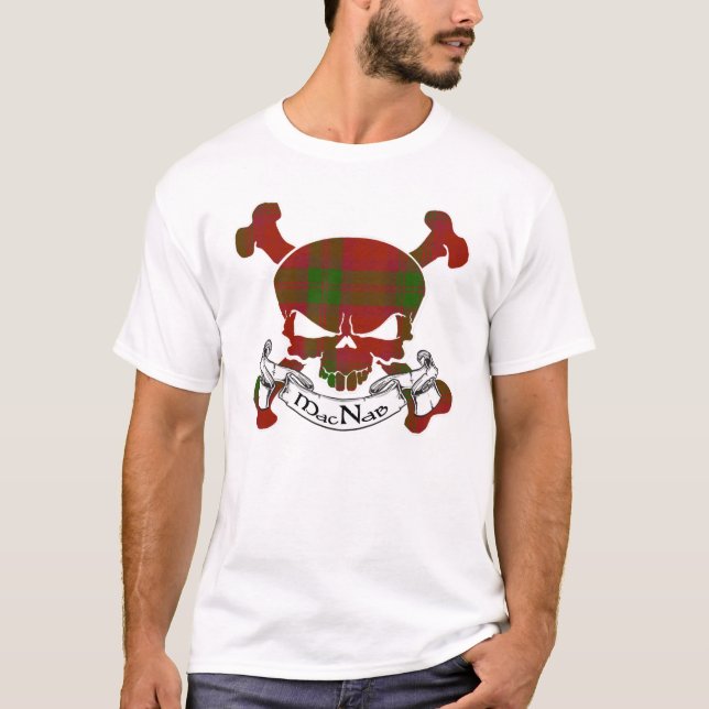 MacNab Tartan Skull T-Shirt (Front)
