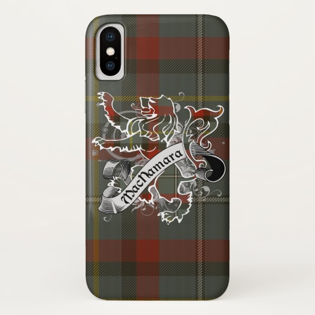 MacNamara Tartan Lion Case-Mate iPhone Case (Back)