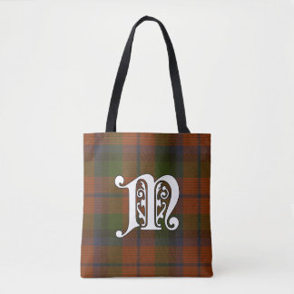 MacNaughton Clan Tartan Monogram Tote Bag