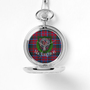 MacNaughton Scottish Clan Tartan & Crest Watch