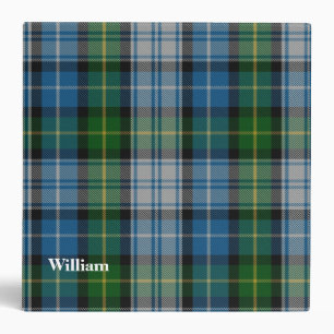 MacNeil Clan Custom Tartan Plaid Binder
