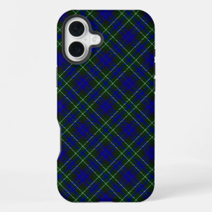 Macneil of Colonsay tartan blue green plaid iPhone 16 Plus Case