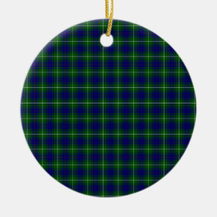 MacNeil Tartan Ceramic Ornament