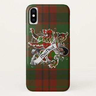 MacNicol Tartan Lion iPhone X Case
