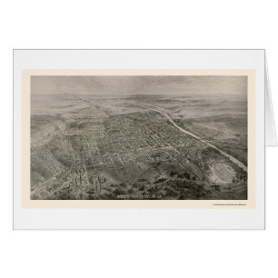 Macon, carte panoramique de GA - 1912