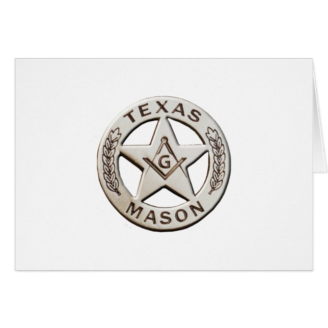 Maçon du Texas (Devant horizontal)