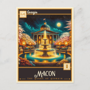 Macon, Georgia Vintage Postcard