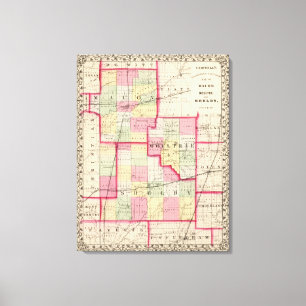 Macon, Moultrie, Shelby counties Canvas Print