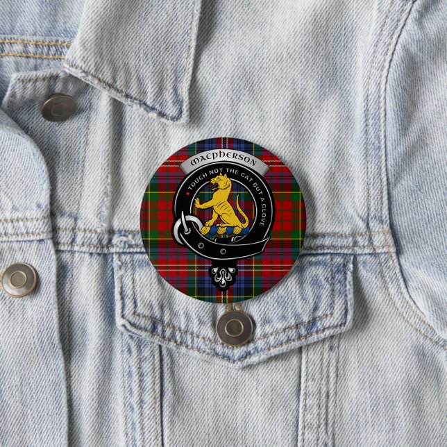 Macpherson Clan Badge Buttons (In Situ)