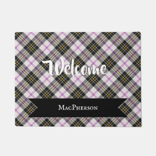 MacPherson Clan Scottish Tartan Plaid Pattern Doormat