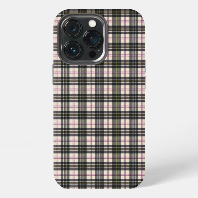 MacPherson Clan Tartan  iPhone Case (Back)