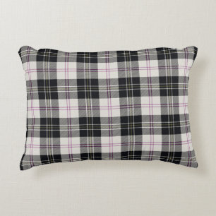 MacPherson Dress Ancient Scottish Tartan Plaid Accent Pillow