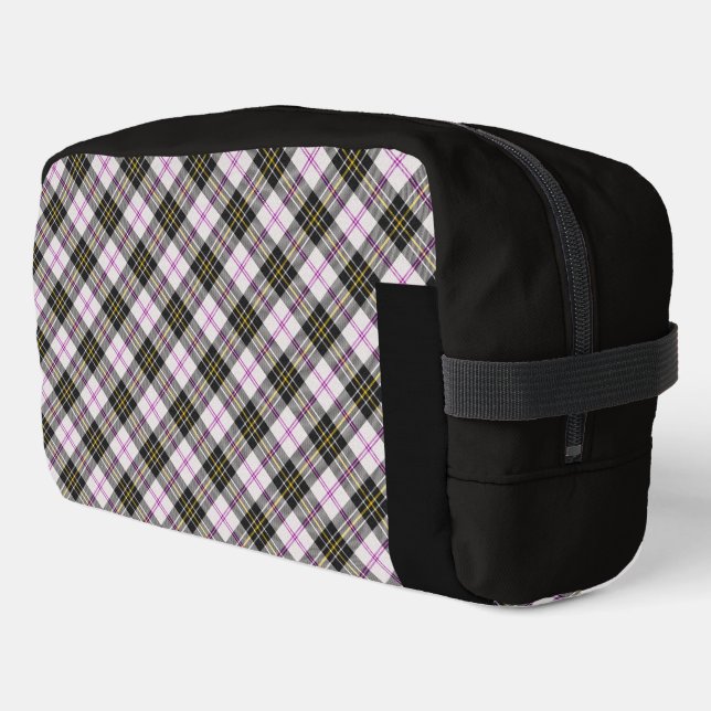 MacPherson Dress Scottish Tartan Plaid Dopp Kit (Left Corner)