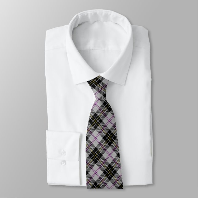 MacPherson Dress Tartan Tie (Tied)