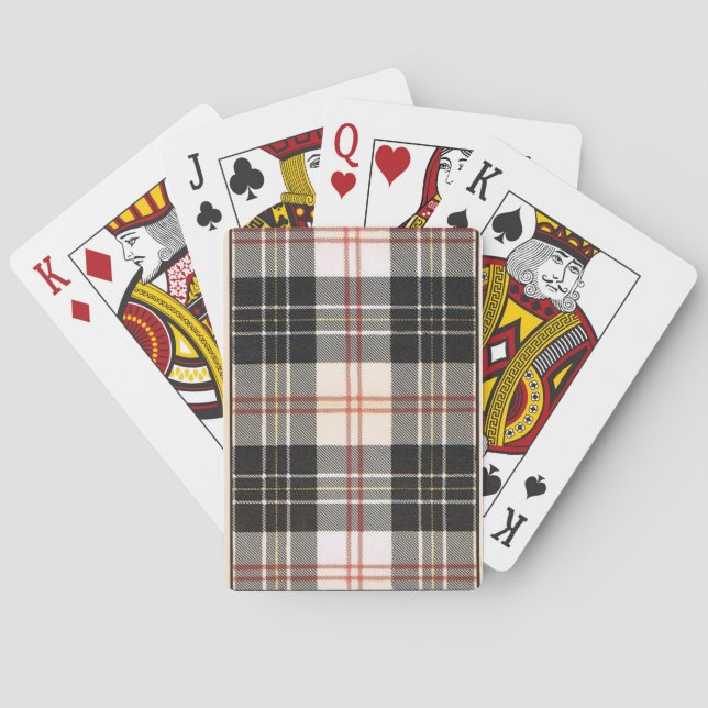 MACPHERSON FAMILY TARTAN - HERALDRY PLAYING CARDS (Back)