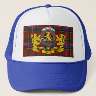 Macpherson Scottish Tartan & Badge Trucker Hat