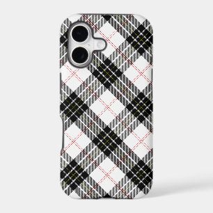 MacPherson tartan black white plaid