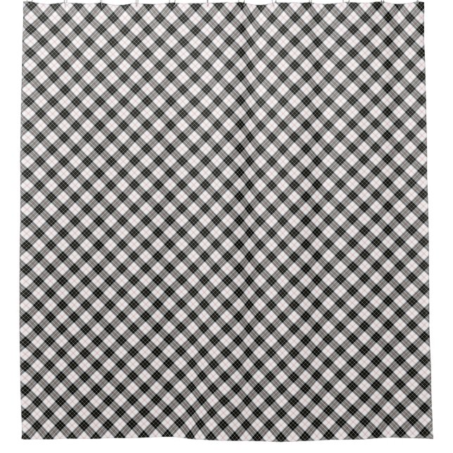MacPherson tartan black white plaid (Front)