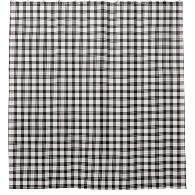 MacPherson tartan black white plaid (Front)