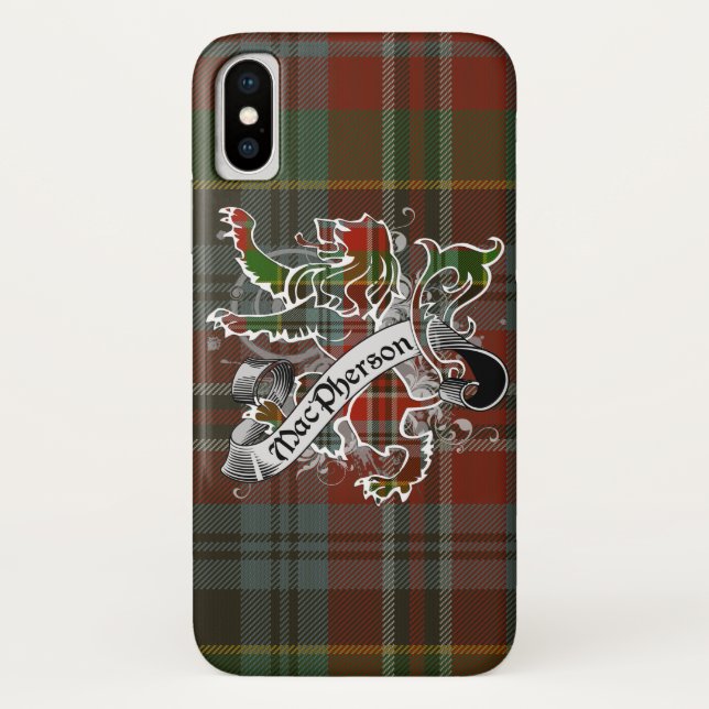 MacPherson Tartan Lion Case-Mate iPhone Case (Back)