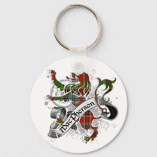 MacPherson Tartan Lion Keychain