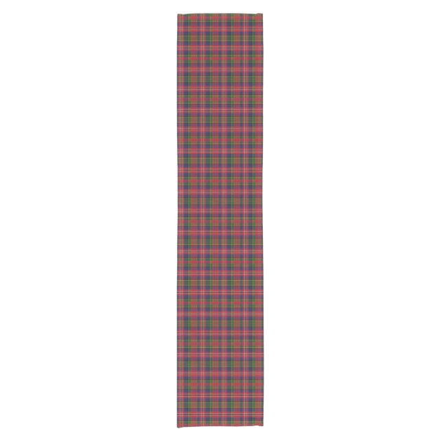 MacPherson Tartan Plaid Table Runner (Front)