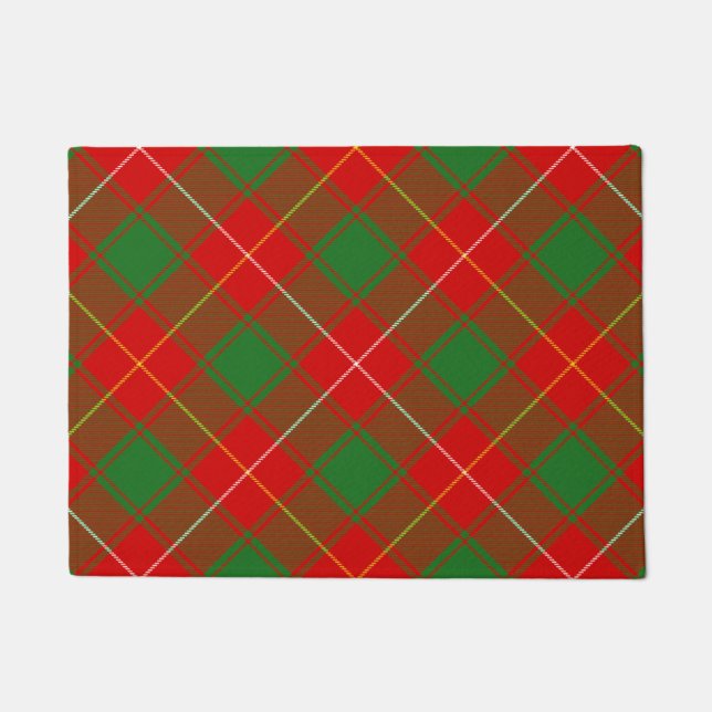 MacPhie MacFie Clan Tartan Welcome Mat (Front)